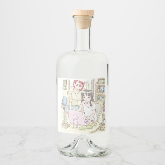 さむにやじ ALKOHOLFLASCHENETIKETT (Vorderseite)