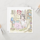 さむにやじ KARTE (Vorderseite/Rückseite Beispiel)