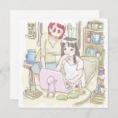 さむにやじ MITTEILUNGSKARTE (Vorne/Hinten)