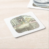 さやごくじ RECHTECKIGER PAPPUNTERSETZER (angewinkelt)