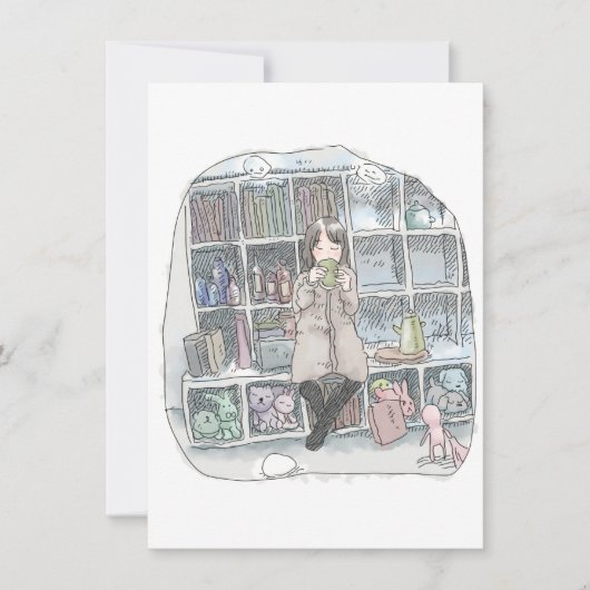 さやごやじ MITTEILUNGSKARTE (Vorderseite)