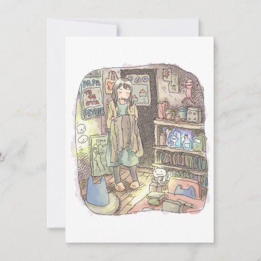 さやしごじ MITTEILUNGSKARTE (Vorderseite)