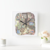 さやしごじ QUADRATISCHE WANDUHR (Zuhause)