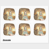 さやなしじ QUADRATISCHER AUFKLEBER (Blatt)