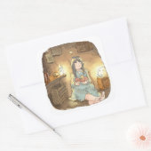 さやなしじ QUADRATISCHER AUFKLEBER (Umschlag)