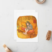 さやなにじ MITTEILUNGSKARTE (Vorderseite/Rückseite Beispiel)