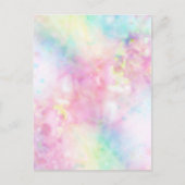 さらさらアート「安心」relieved abstract postkarte (Vorderseite)