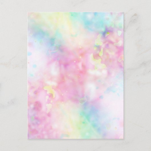 さらさらアート「安心」relieved abstract postkarte (Vorderseite)