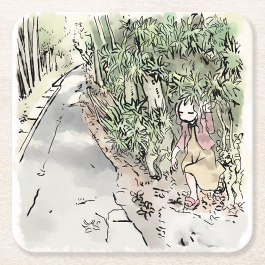 されいしじ RECHTECKIGER PAPPUNTERSETZER (Vorderseite)