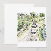 されくにじ MITTEILUNGSKARTE (Vorne/Hinten)