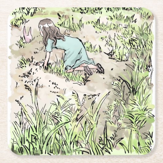 されごやじ RECHTECKIGER PAPPUNTERSETZER (Vorderseite)