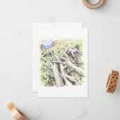 されさむじ MITTEILUNGSKARTE (Vorderseite/Rückseite Beispiel)