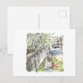 されなにじ FEIERTAGSPOSTKARTE (Vorne/Hinten)