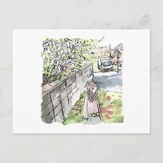 されなにじ FEIERTAGSPOSTKARTE (Vorderseite)