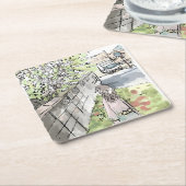 されなにじ RECHTECKIGER PAPPUNTERSETZER (angewinkelt)