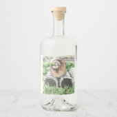 されなやじ ALKOHOLFLASCHENETIKETT (Vorderseite)