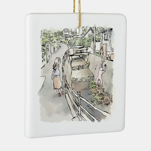 されにくじ KERAMIKORNAMENT (Rechts)