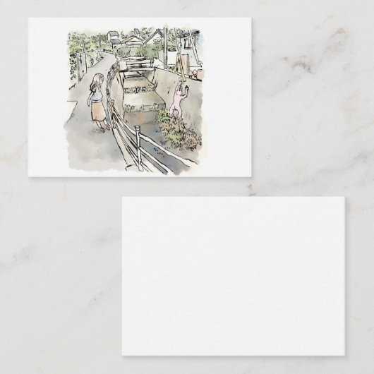 されにくじ MITTEILUNGSKARTE (Vorne/Hinten)