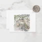 されにくじ MITTEILUNGSKARTE (Vorderseite/Rückseite Beispiel)