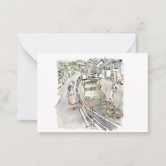 されにくじ MITTEILUNGSKARTE (Vorderseite)