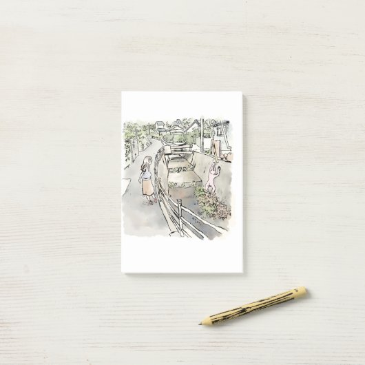 されにくじ POST-IT KLEBEZETTEL (Auf Schreibtisch)