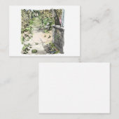 されむくじ MITTEILUNGSKARTE (Vorne/Hinten)