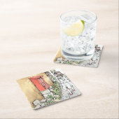 されやごじ RECHTECKIGER PAPPUNTERSETZER (Vor Ort)