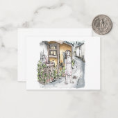 されやにじ MITTEILUNGSKARTE (Vorderseite/Rückseite Beispiel)