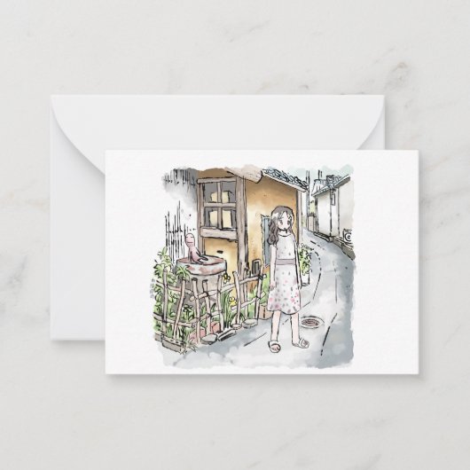 されやにじ MITTEILUNGSKARTE (Vorderseite)