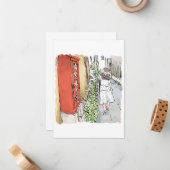 されやむじ MITTEILUNGSKARTE (Vorderseite/Rückseite Beispiel)