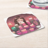 さ く に な じ RECHTECKIGER PAPPUNTERSETZER (angewinkelt)