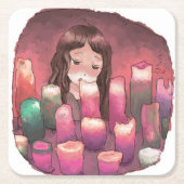 さ く に な じ RECHTECKIGER PAPPUNTERSETZER (Vorderseite)