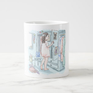 さ ご の し お 部 に sich 色, wenn じ die 屋, dass 水 die で, Jumbo-Tasse