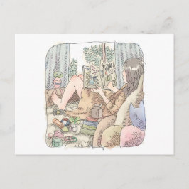 さ な む ご じ POSTKARTE