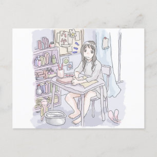 さ に い や じ FEIERTAGSPOSTKARTE