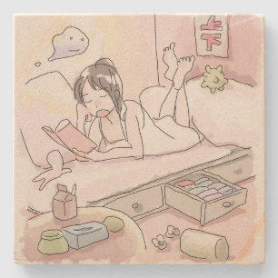 さ に い れ じ ピ die 色の寝室の明alsalsるい照明の下で steinuntersetzer