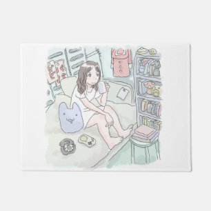 さ に さ な 水 じ 色 の vor お, wenn 部  fußmatte