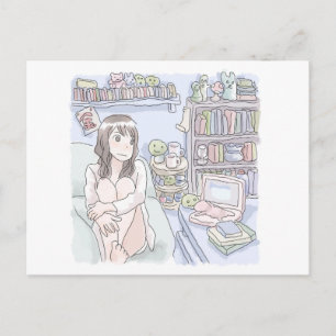 さ に さ む じ 水, 色 die の postkarte
