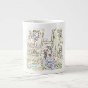 さ に し じ ご 色 黄, wenn い die T洗 Jumbo-Tasse