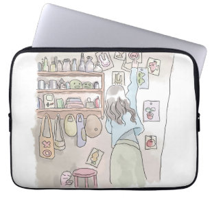 さ に し な じ LAPTOPSCHUTZHÜLLE