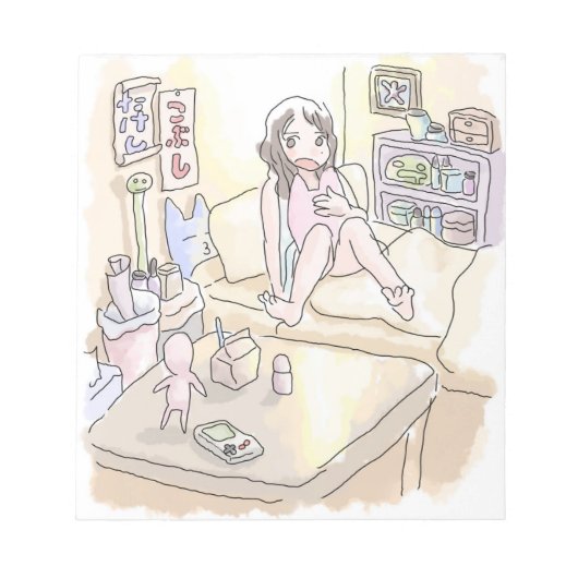 さ に れ む じ NOTIZBLOCK (Vorderseite)