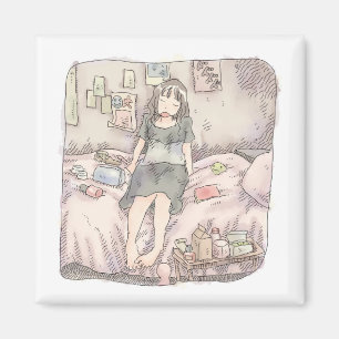さ む な じ さ die 寝, wenn es 室, dass es die Aufgabe is Magnet