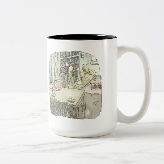 さ や ご く じ ZWEIFARBIGE TASSE (Rechts)