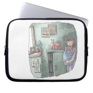 さ や さ く じ, 色 水, wenn die の unmittelbar vor der TAS Laptopschutzhülle