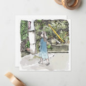 さ れ く さ じ MITTEILUNGSKARTE (Vorderseite/Rückseite Beispiel)