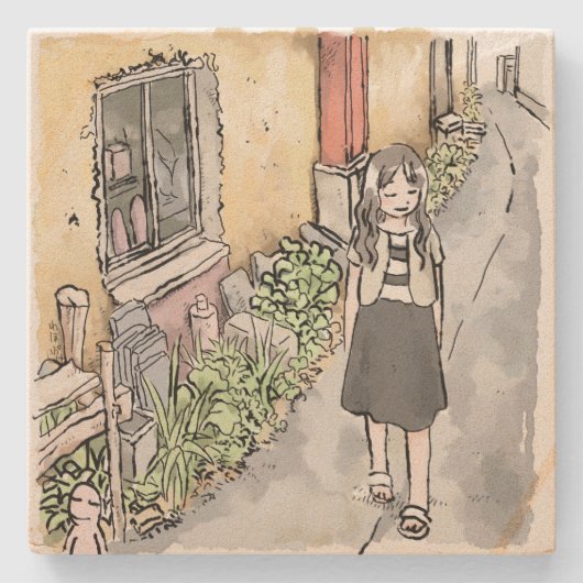 さ れ や し じ STEINUNTERSETZER (Vorderseite)