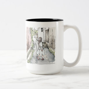 さ れ や な じ ZWEIFARBIGE TASSE