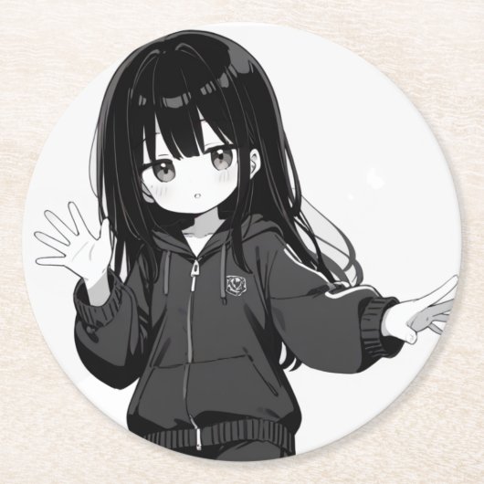 じとめ堂のコースター RUNDER PAPPUNTERSETZER (Vorderseite)