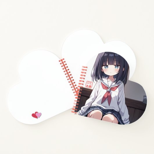 じとめ堂ハートノート NOTIZBLOCK (Innenseite)