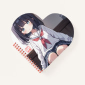 じとめ堂ハートノート NOTIZBLOCK (Vorderseite)